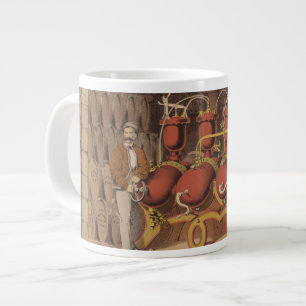 Vintage Ad For Belfast Ginger Ale. Large Coffee Mug