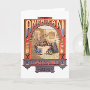 Vintage Ad For Coburn, Lang & Company Ginger Ale. Card