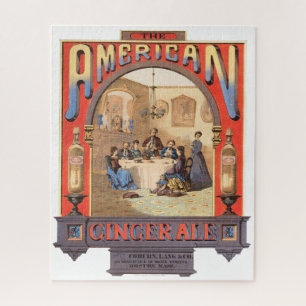 Vintage Ad For Coburn, Lang & Company Ginger Ale. Jigsaw Puzzle