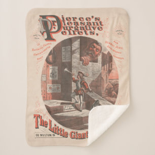 Vintage Ad For Dr. Pierce's Purgative Pellets Sherpa Blanket