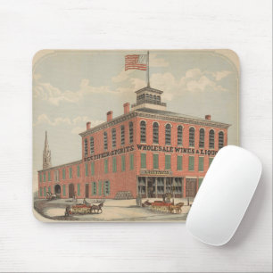 Vintage Ad Of August Baetzhold, Wines & Liquors Mouse Pad