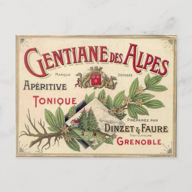 Vintage ad Postcard (Front)