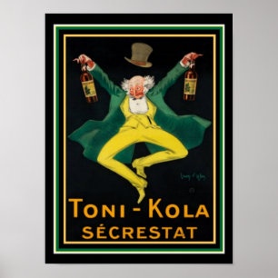 Vintage Ad Poster for  Toni-Kola Secrestat 12 x 16