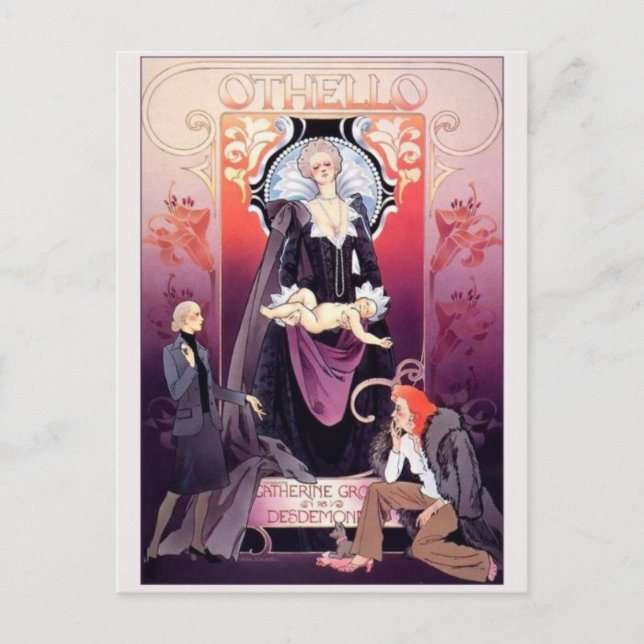 Vintage Ad Poster Postcard (Front)