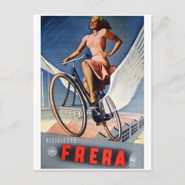 Vintage Ad Poster Postcard (Front)