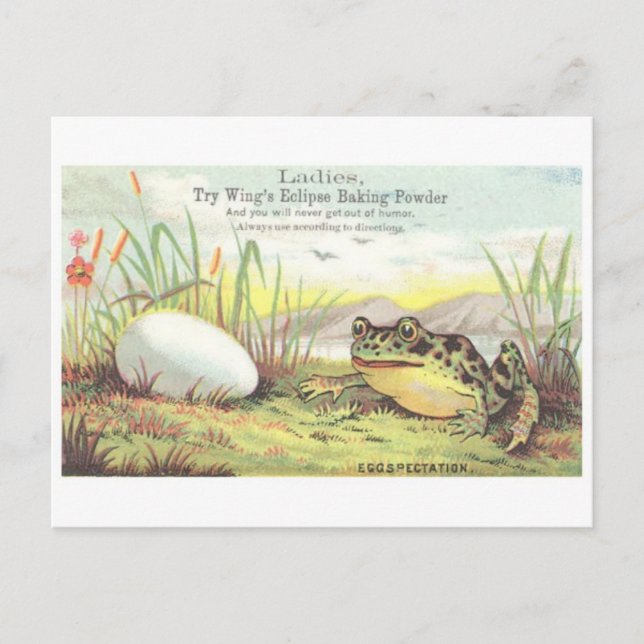 Vintage Ad Poster Postcard (Front)