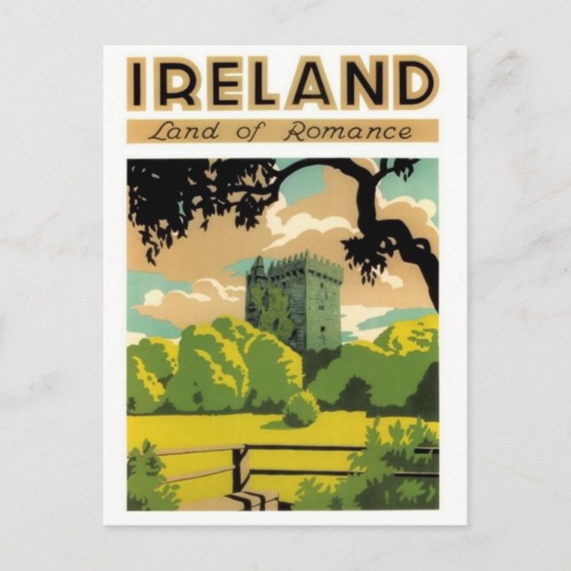 Vintage Ad Poster Postcard (Front)