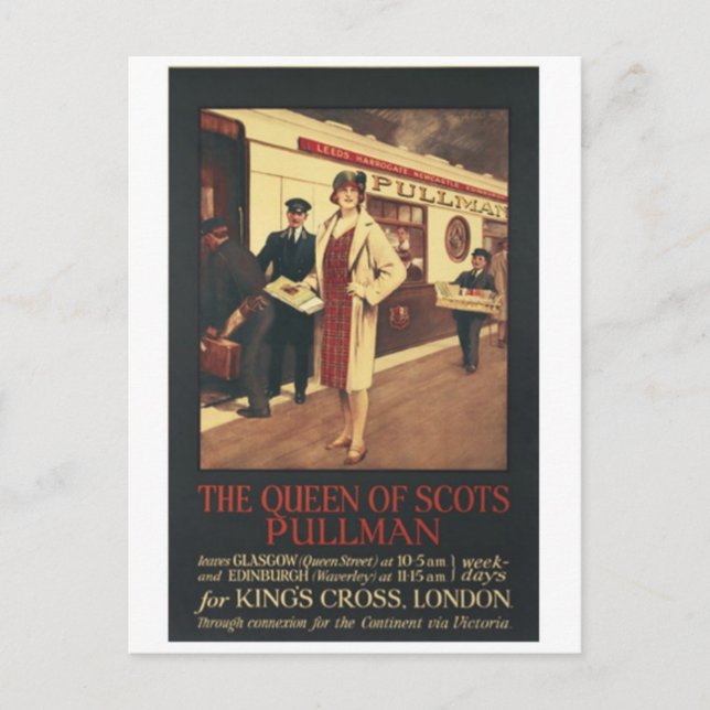 Vintage Ad Poster Postcard (Front)