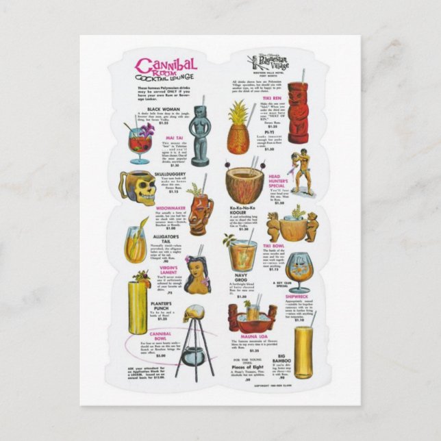 Vintage Ad Poster Postcard (Front)