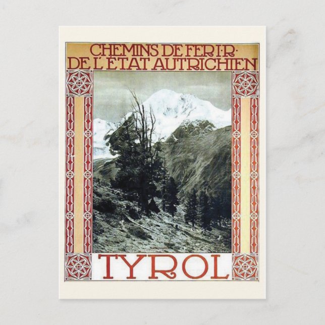 Vintage Ad Poster Postcard (Front)