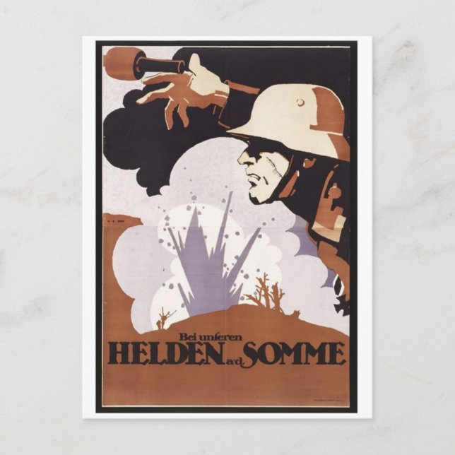 Vintage Ad Poster Postcard (Front)