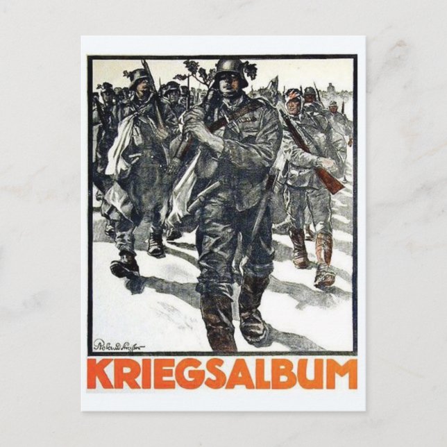 Vintage Ad Poster Postcard (Front)