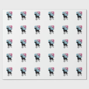 Vintage Adopt Dont Shop Dog Graffiti Rescue Art De Wrapping Paper