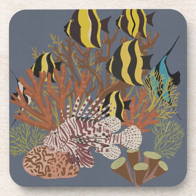 Vintage Adquarium Coaster (Front)