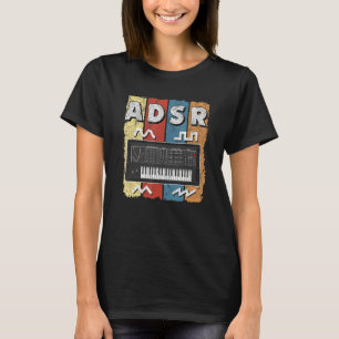 Vintage Adsr Waveform Techno Envelope Analogue Syn T-Shirt