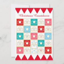 Vintage Advent Calendar Personalize