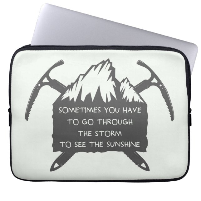 Vintage Adventure Logo Badge, Emblem With Laptop Sleeve (Front)