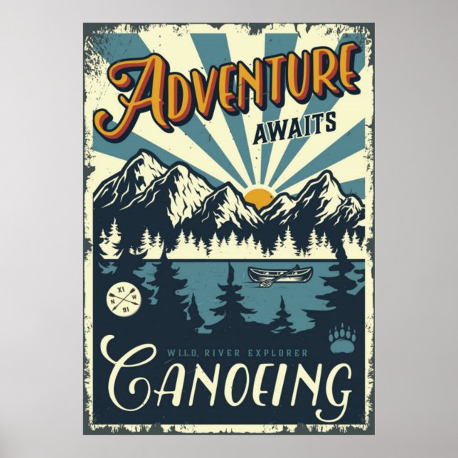 Vintage adventure poster (Front)