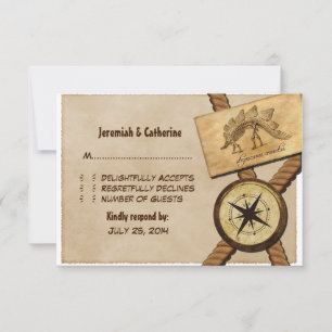 Vintage Adventure Wedding Response Card