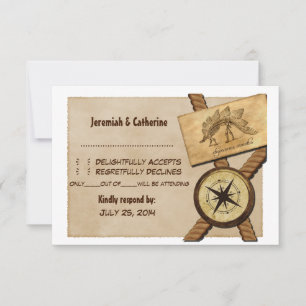 Vintage Adventure Wedding Response Card v4