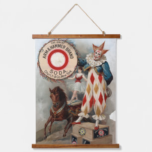 Vintage Advertisement For Arm & Hammer Soda Hanging Tapestry