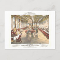 Vintage Advertisement: Palmer House Barber Shop