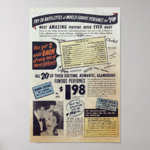 Vintage Advertisements Poster