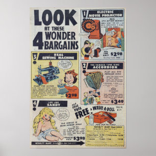 Vintage Advertisements Poster