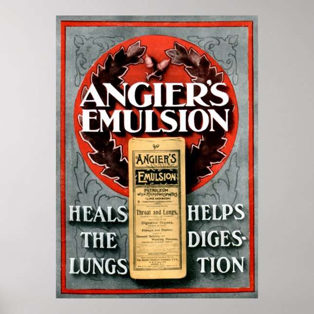Vintage Advertising Angiers Emulsion Poster (Front)