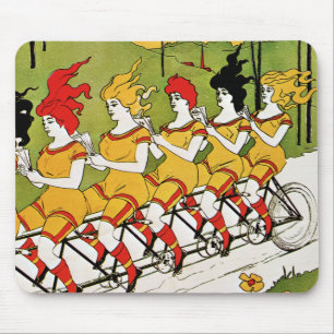 Vintage Advertising - Bicycle Bearings Mouse Pad