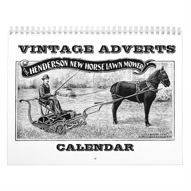 Vintage advertising calendar (Cover)