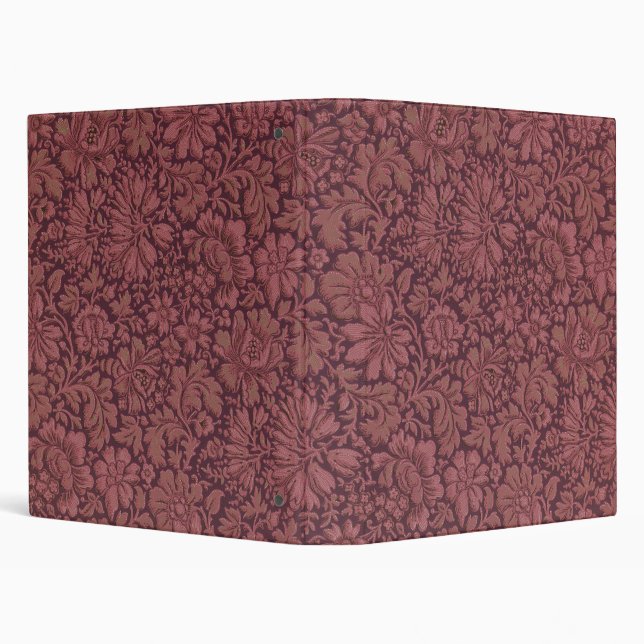 Vintage Aesthetic All Over Floral Print Binder (Background)