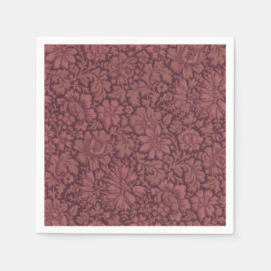 Vintage Aesthetic All Over Floral Print Napkin