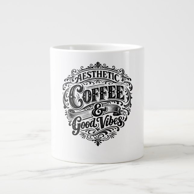 Vintage Aesthetic Coffee Quote Special Mug | Coffe (Front)