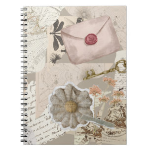 Vintage Aesthetic Collage Notebook