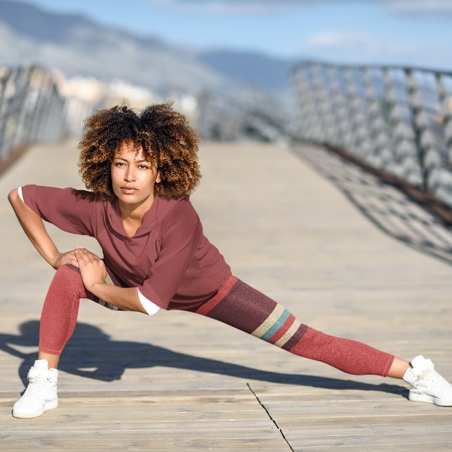 Vintage Aesthetic Stripe Leggings (Creator Uploaded)