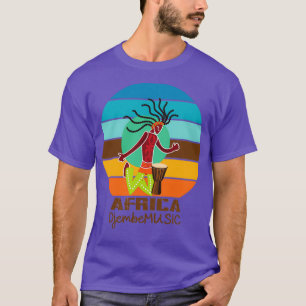 vintage AFRICA DJEMBE MUSIC  T-Shirt