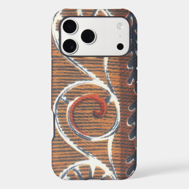 Vintage African Motif Art Print (Back)