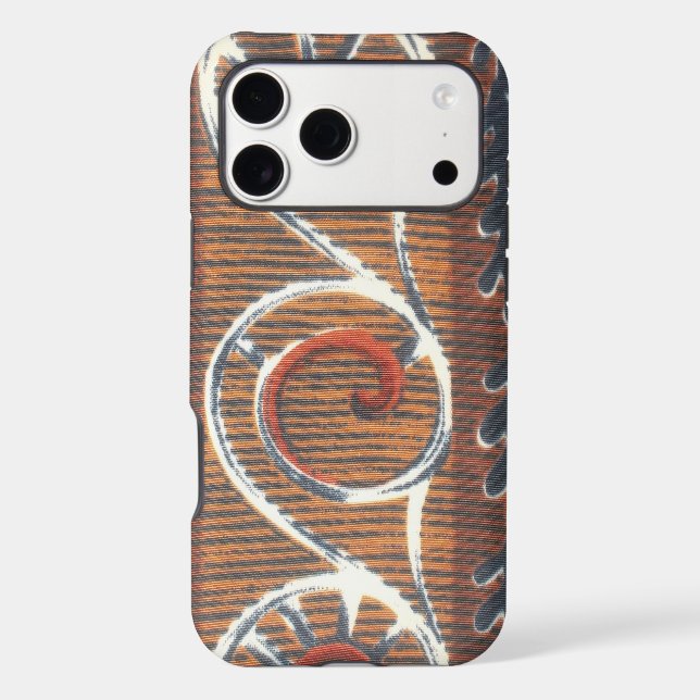 Vintage African Motif Art Print (Back)