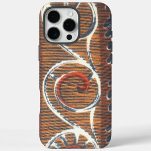 Vintage African Motif Art Print iPhone 16 Pro Max Case