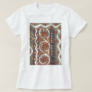 Vintage African Motif Art Print T-Shirt