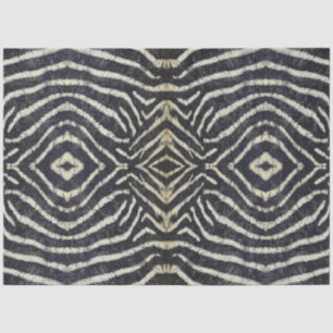 Vintage African Zebra Stripe Pattern Decoupage Art Tissue Paper