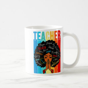Vintage Afro Black History Month African American  Coffee Mug