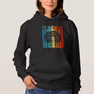 Vintage Afro Black History Month African American Hoodie