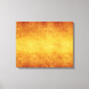 Vintage Aged Amber Burnt Umber Parchment Paper Canvas Print
