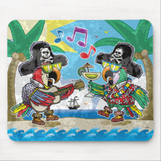 Vintage, Aged, Colourful Parrots Mouse Pad!! Mouse Pad