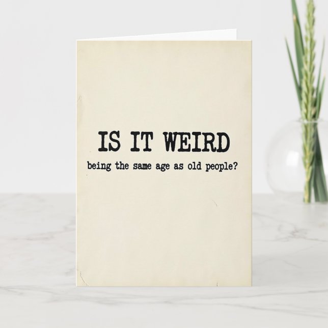 Vintage Aged Fathers Day Card (Front)