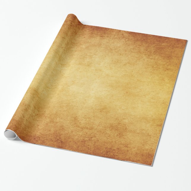 Vintage Aged Parchment Paper Template Blank (Unrolled)