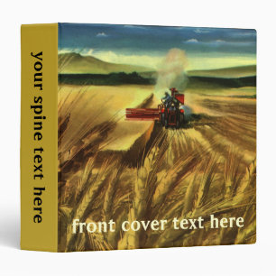Vintage Agricultural Farm Business, Wheat Farming Binder