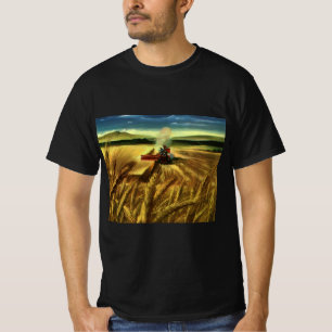 Vintage Agricultural Farm Business, Wheat Farming T-Shirt